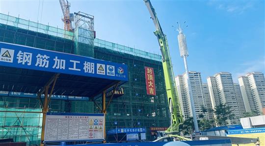广西九游会真人第一品牌游戏工程有限公司2021年自营项目顺利封顶
